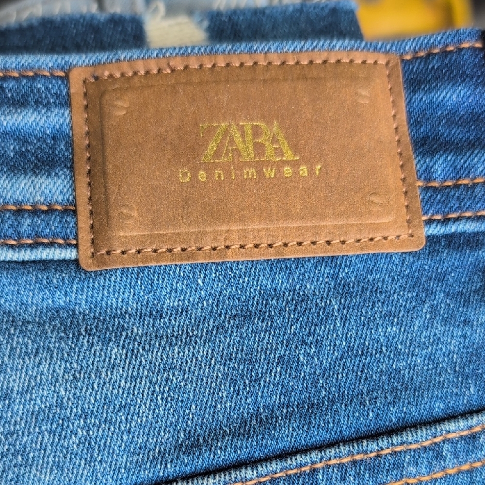 Zara Blue Classic Denim Jeans